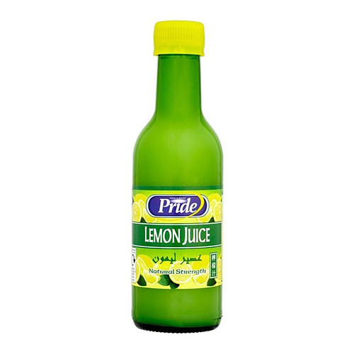 Pride Lemon Juice Bottle 250ml × 12 × 1