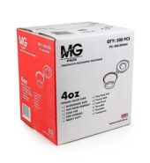 4Oz Hinged Cups & Lids 500s × 1