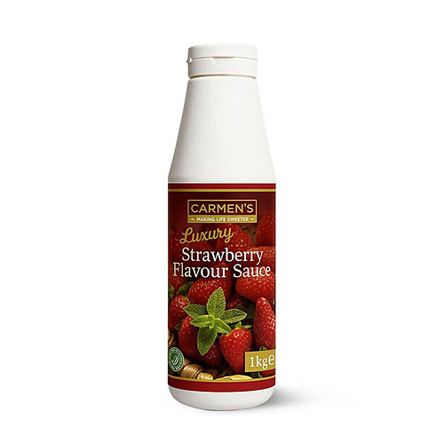 Carmens Luxury Strawberry Sauce 1Kg 1Kg × 6