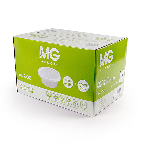 Mg 2Oz Hd Sauce Pots & Lids 800s 800s × 1