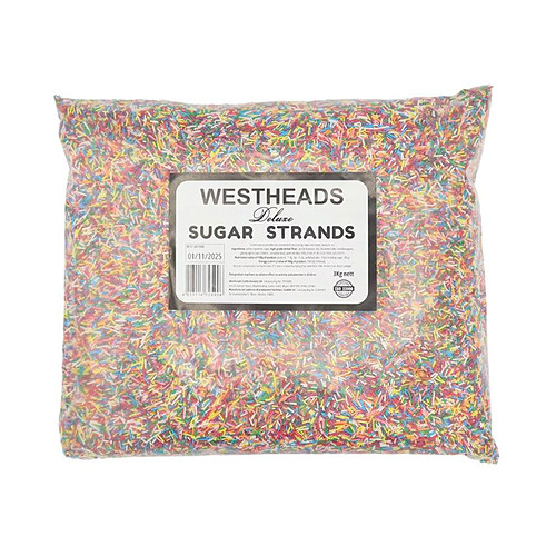 Westheads Sugar Strands 3Kg 3Kg × 1