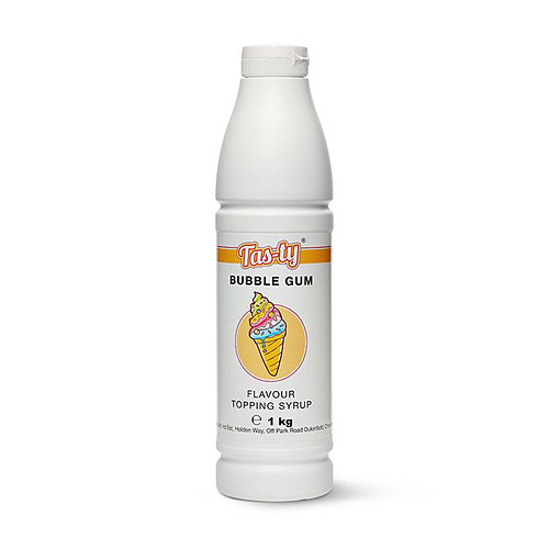 Tas-Ty Topping Syrup Bubblegum 1Kg 1Kg × 1
