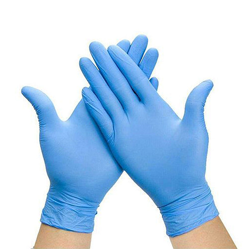 Nitrile Blue Medium Gloves 100s 100s × 10