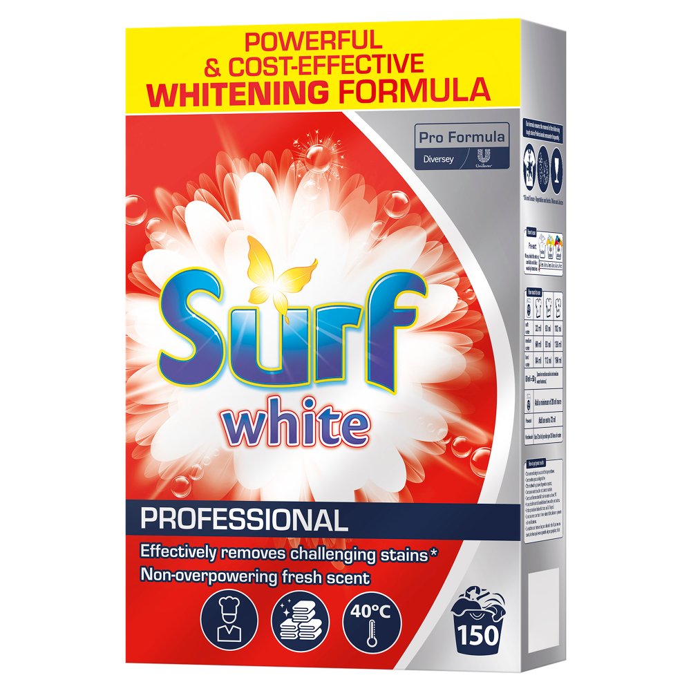 Surf White Professional Washing Powder 7.5kg 150 Washes 150Wash × 1