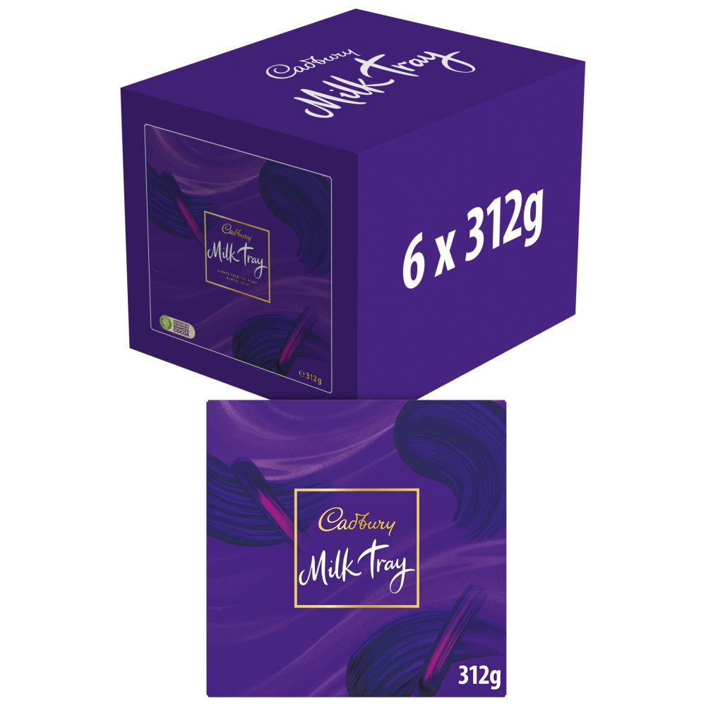 Cadbury Milk Tray Chocolate Pralines Gifting Box 312 g 312g × 6
