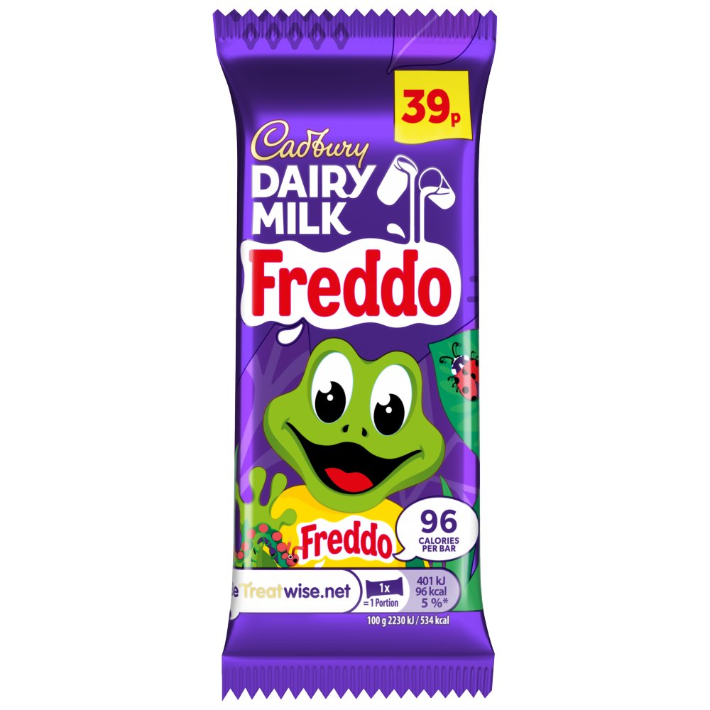Cadbury Dairy Milk Freddo Chocolate Bar 18g 18g × 60 × 1