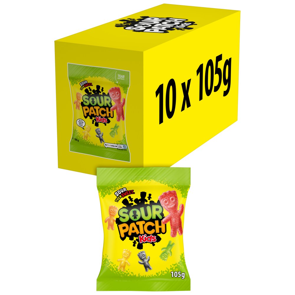 Sour Patch Kids Original Candy 105g 105g × 10 × 1