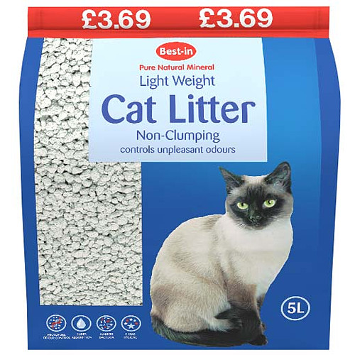 Bestone Non Clump Hygiene Cat Litter   5Ltr × 1