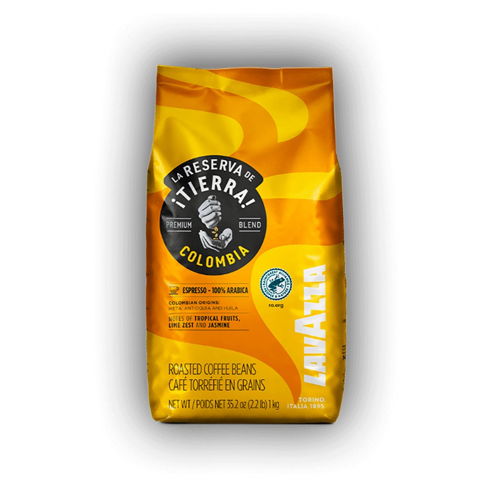 Lavazza La Reserva De Tierra Colombia Coffee Beans 1kg 1Kg × 6