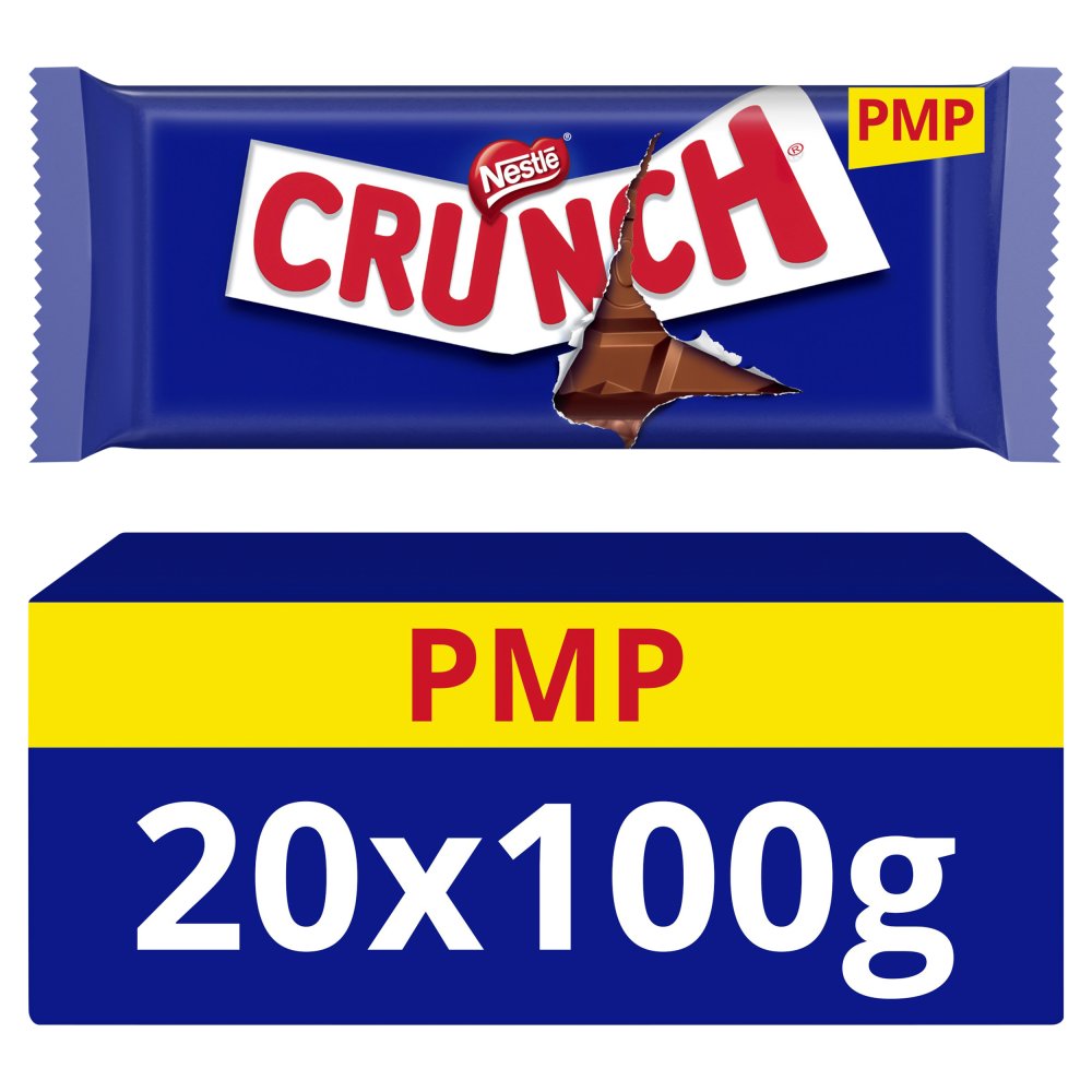 Crunch Milk Chocolate Bar 100g   100g × 20 × 1