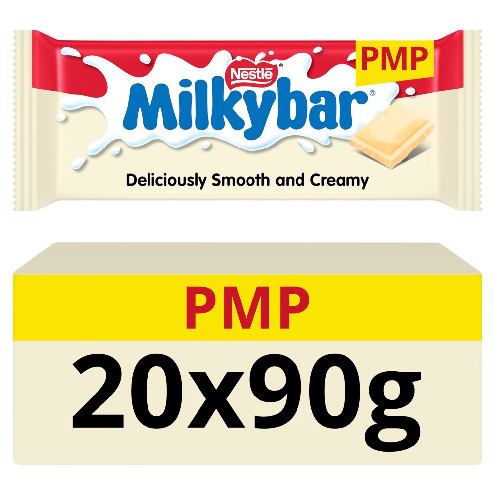 Milkybar® White Chocolate Bar 90g   90g × 20 × 1