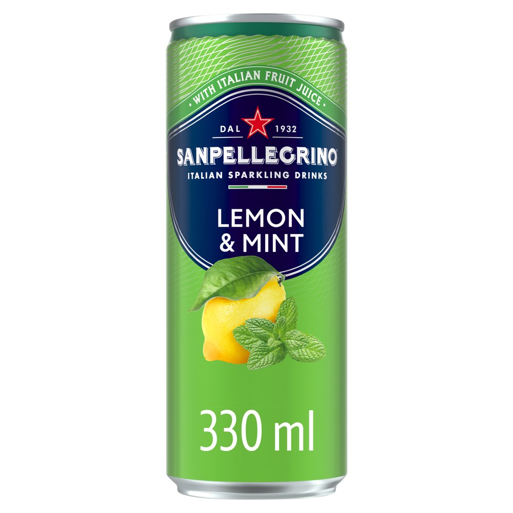 San Pellegrino Lemon & Mint 330ml 330ml × 12 × 1