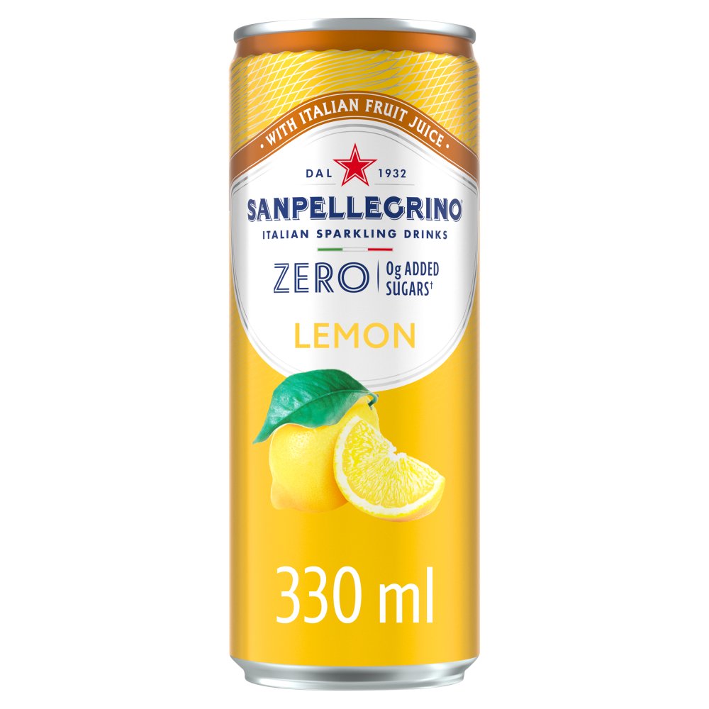 San Pellegrino Zero Lemon 330ml 330ml × 12 × 1