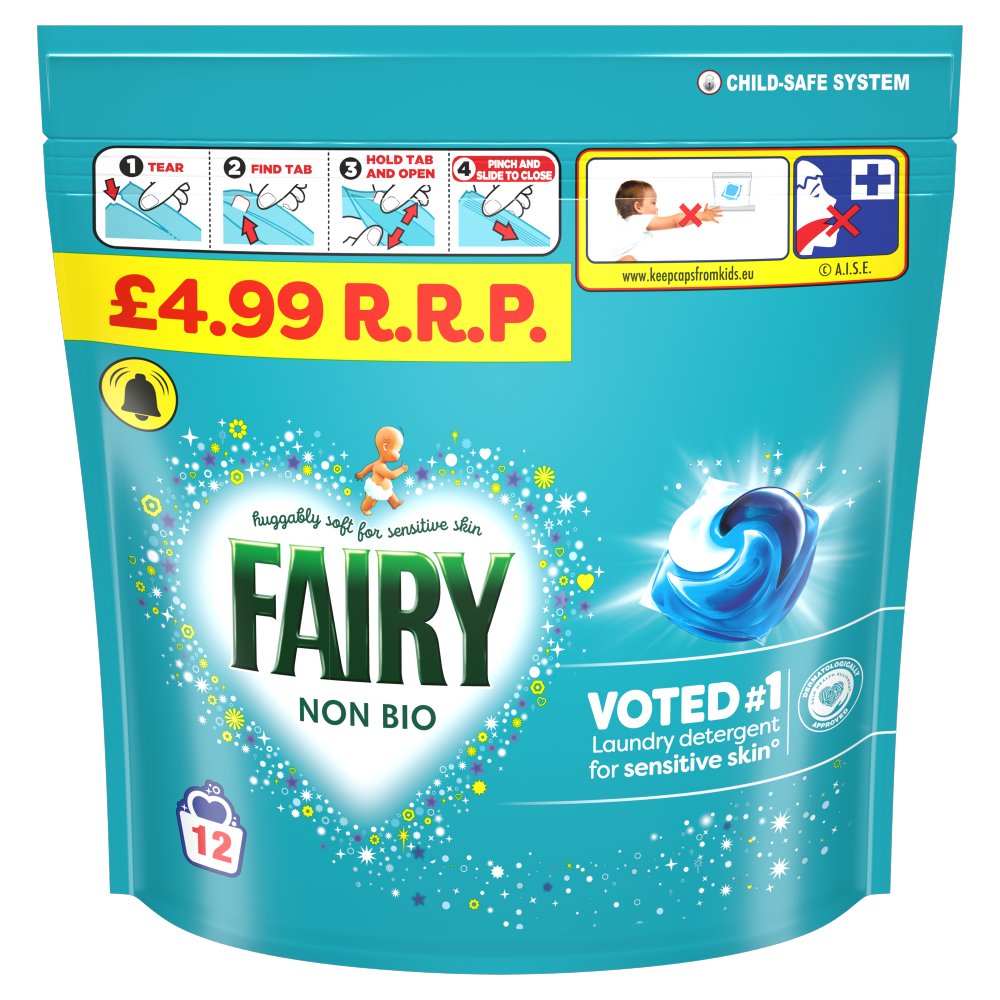 Fairy Non Bio The Big One PODS, 12 Washes 12s × 5 × 1