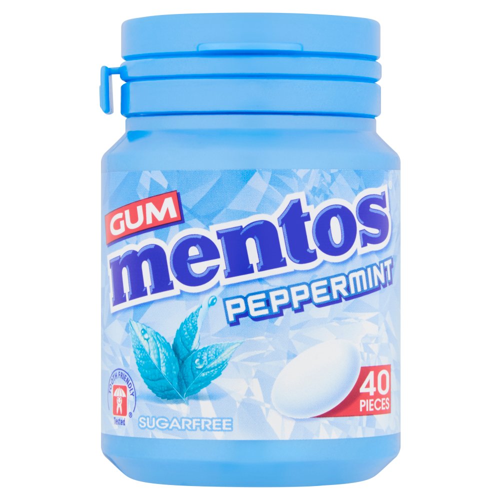 Mentos Peppermint Gum 40 Pieces 56g 56g × 6 × 1