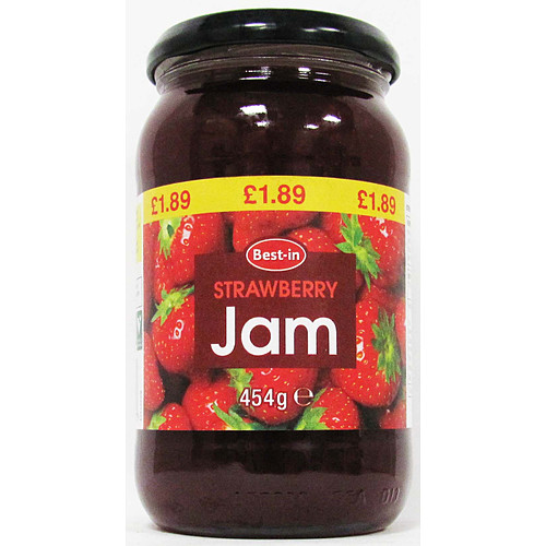 B/In Jam Strawberry   454g × 6 × 1