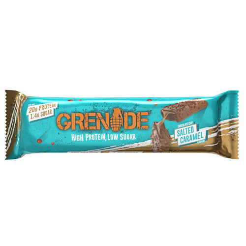 Grenade Protein Bar Chocolate Chip Salted Caramel Flavour 60g 60g × 12 × 1