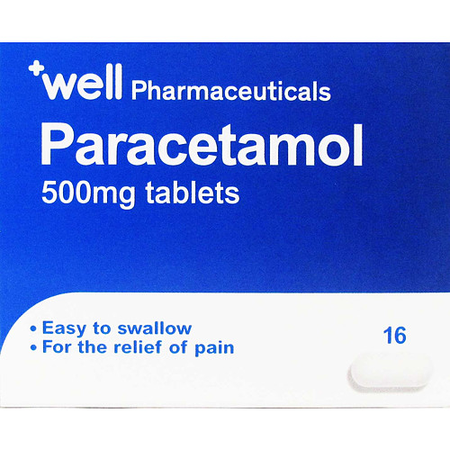 Well Paracetamol Caplets 16s × 12 × 1