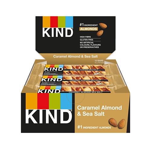 KIND Caramel Almond & Sea Salt Bars 12 x 40g (480g) 40g × 12 × 1