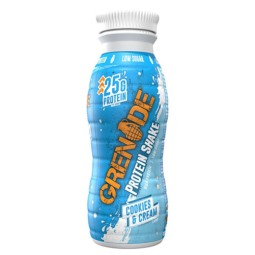 Grenade Cookies & Cream Flavour Protein Shake 330ml 330ml × 8 × 1