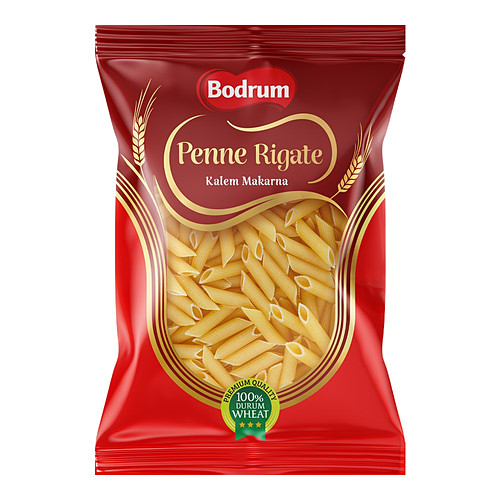 Bodrum Pasta Penne Rigate Kalem Makarna 500g 500g × 1