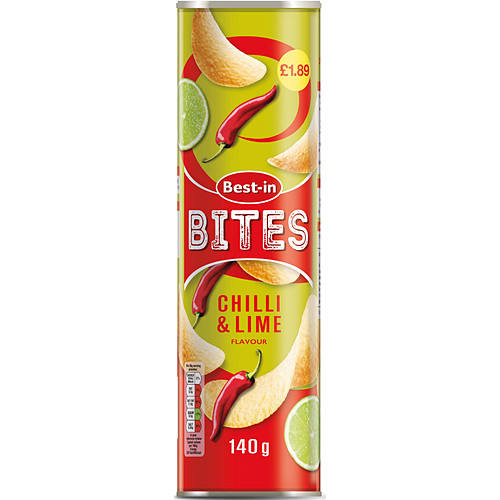 B/In Bites Chilli & Lime  140g × 12 × 1