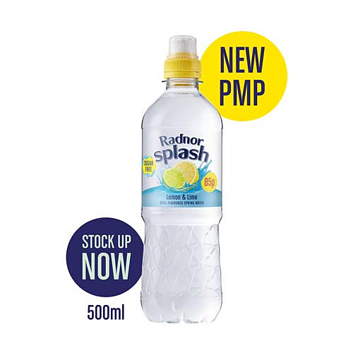 Radnor Splash Lemon & Lime Still Flavoured Spring Water 500ml 500ml × 12 × 1