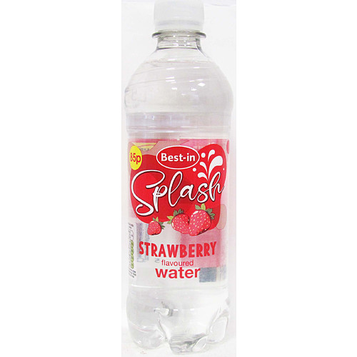B/In Water Splash Strawberry 500ml 85p 500ml × 12 × 1
