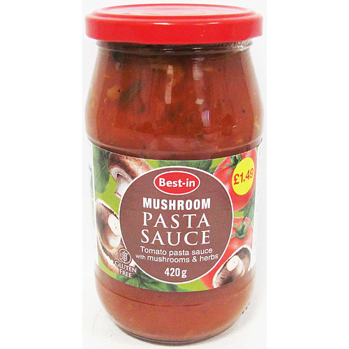 Bestin Pasta Sauce Mushroom   420g × 6 × 1