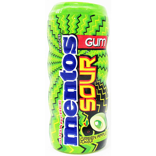 Mentos Bottle Gum Sour Apple 30g × 10 × 1