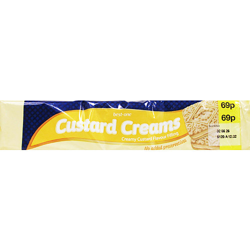 Bestone Custard Creams  69p 150g × 16 × 1