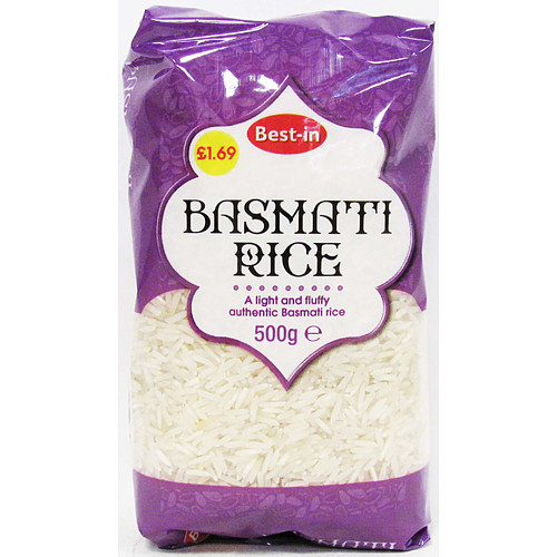 Bestin Basmati Rice 500g   500g × 8 × 1