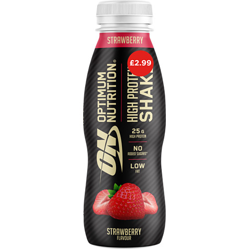 Optimum Nutrition High Protein Shake S/Bry 330ml × 6 × 1