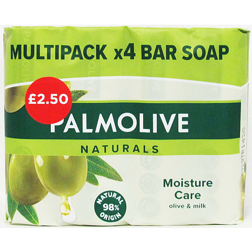 Palmolive Bar Moist 4pk 4pk × 6 × 1