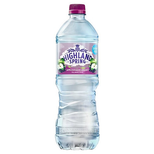 Highland Spring Apple & Blackcurrant Still Spring Water 12 x 750ml 750ml × 12 × 1