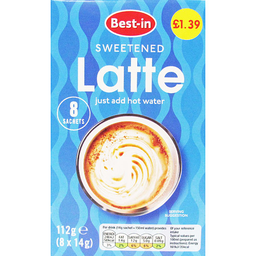 Bestin Latte   112g × 8 × 1