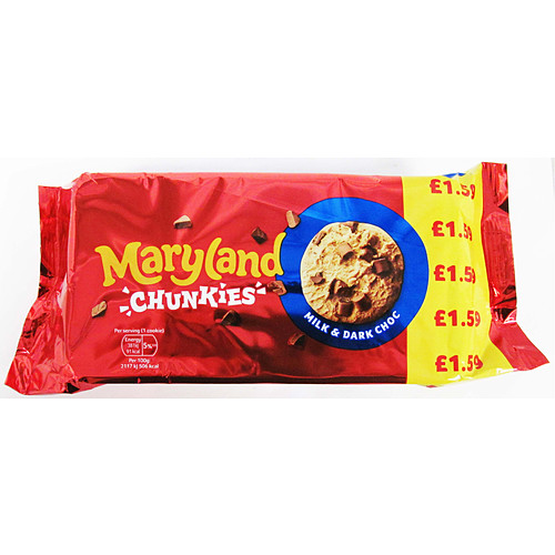 Maryland Big & Chunky Milk & Dark Chip 144g × 12 × 1