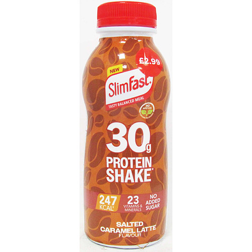 Slimfast Salted Caramel Latte Protein Shake 325ml × 6 × 1
