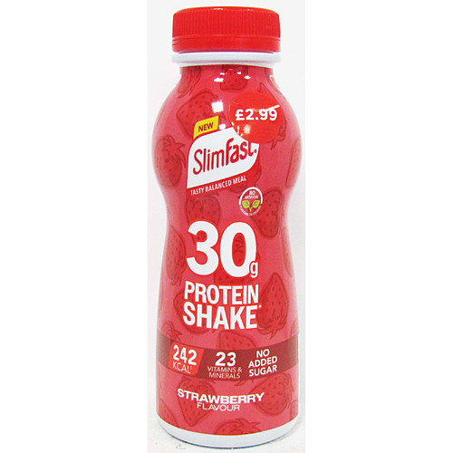 Slimfast Strawberry Protein Shake 30g  325ml × 6 × 1