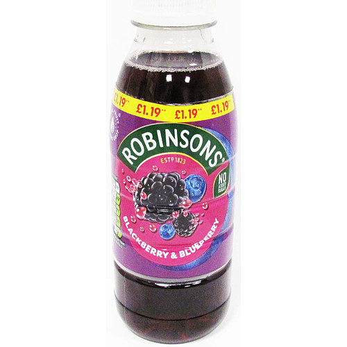 Robinsons Blackberry & Blueberry 12 x 500ml 500ml × 12 × 1
