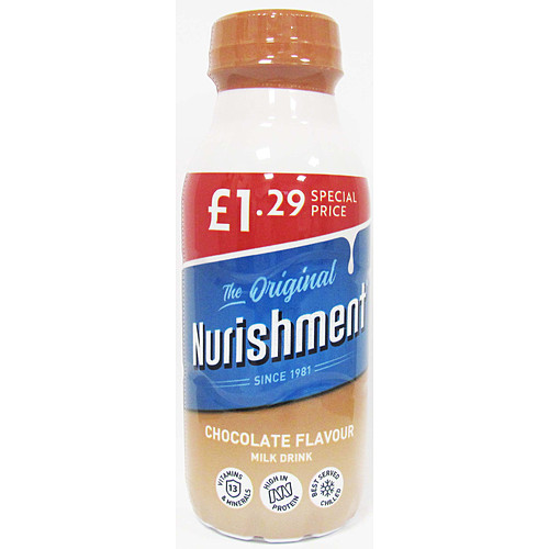 Nurishment Chocolate Bottle 330ml 330ml × 6 × 1