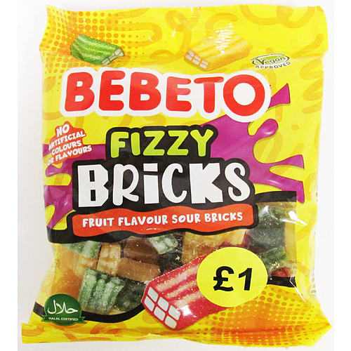 Bebeto Fizzy Brick Mix   130g × 10 × 1
