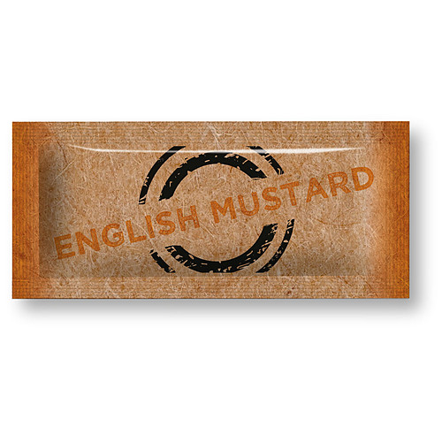 Psl English Mustard Sachets 300s × 1