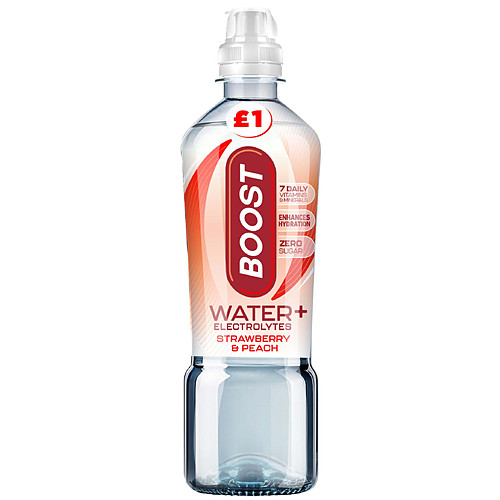 Boost Sport Hydration Water Strawberry Peach 500ml × 12 × 1