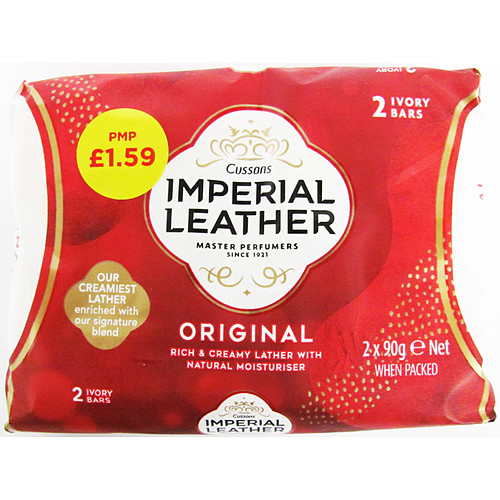 Imperial Leather Soap Original 2pack 90g × 9 × 1