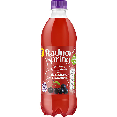 Radnor Spring Cherry And Blackcurrant   500ml × 12 × 1