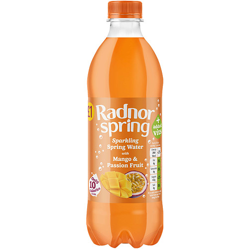 Radnor Spring Mango And Passionfruit   500ml × 12 × 1