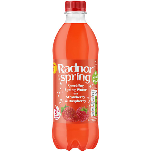 Radnor Spring Strawberry And Raspberry  500ml × 12 × 1