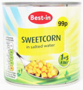Bestin Sweetcorn 99p 340g × 12 × 1