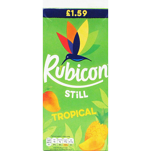 Rubicon Still Tropical  1Ltr 1Ltr × 12 × 1